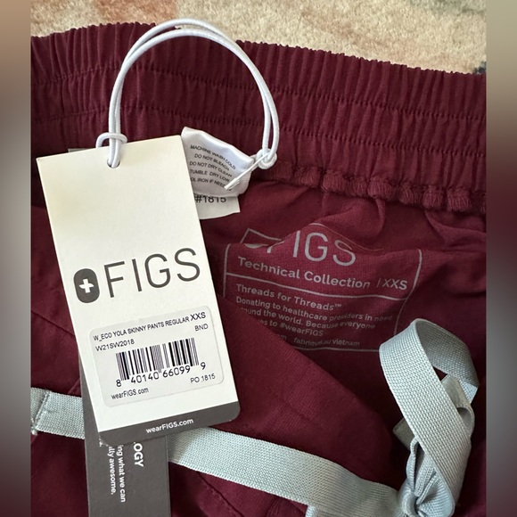 Figs High Waisted Yola Skinny Scrub Pants - Picture 5 of 5